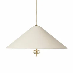Hot GUBI 1967 taklampa Canvas-mässing