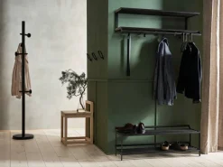 Essem Design Tamburin hatthylla 100 cm Svartbetsad ek-svart