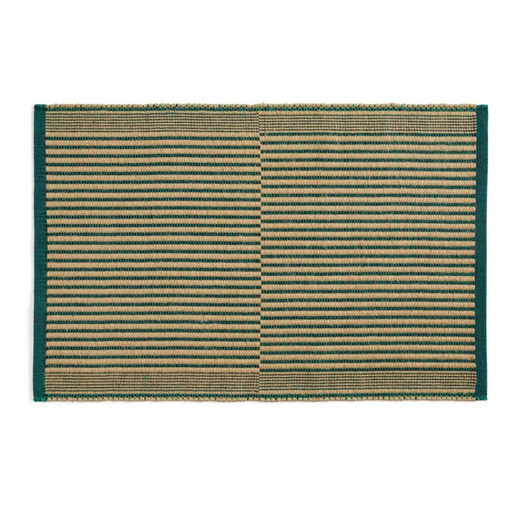 HAY Tapis dörrmatta 60x95 cm Black-green
