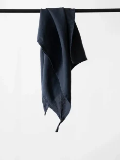 Tell Me More kökshandduk linne 50x70 cm Night blue