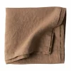 Tell Me More linneduk 145x145 cm Hazelnut