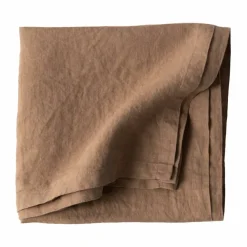 Tell Me More linneduk 145x145 cm Hazelnut
