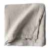 Tell Me More linneduk 145x145 cm Warm grey