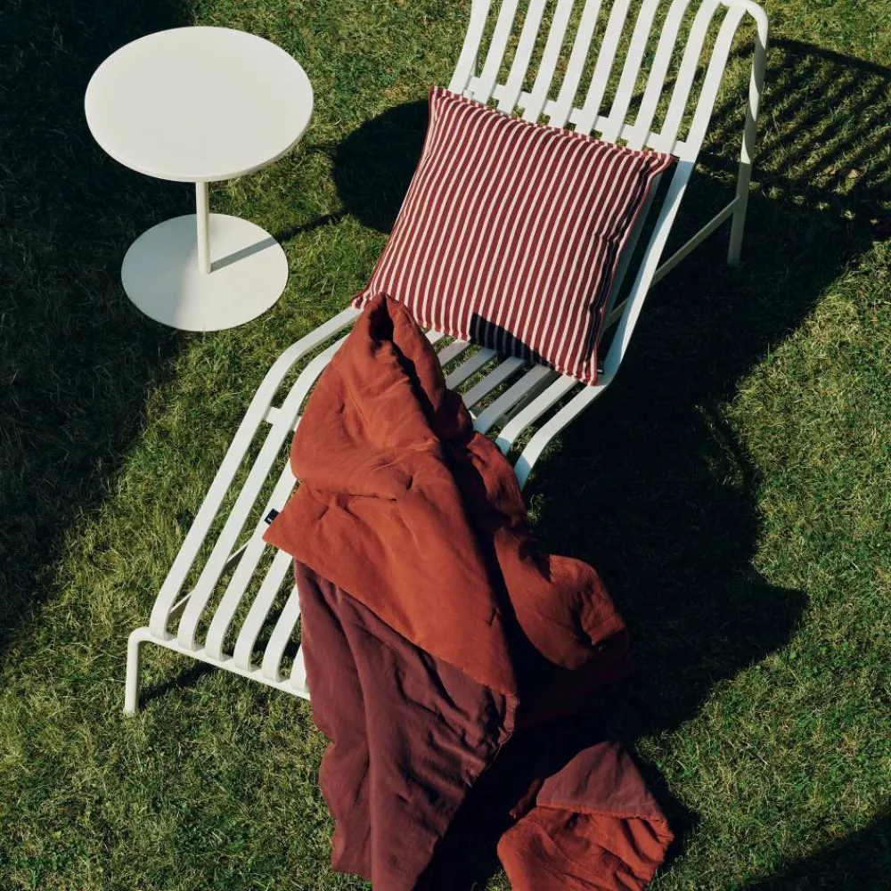 New HAY Terrazza kudde Terracotta bold stripe 50x50 cm