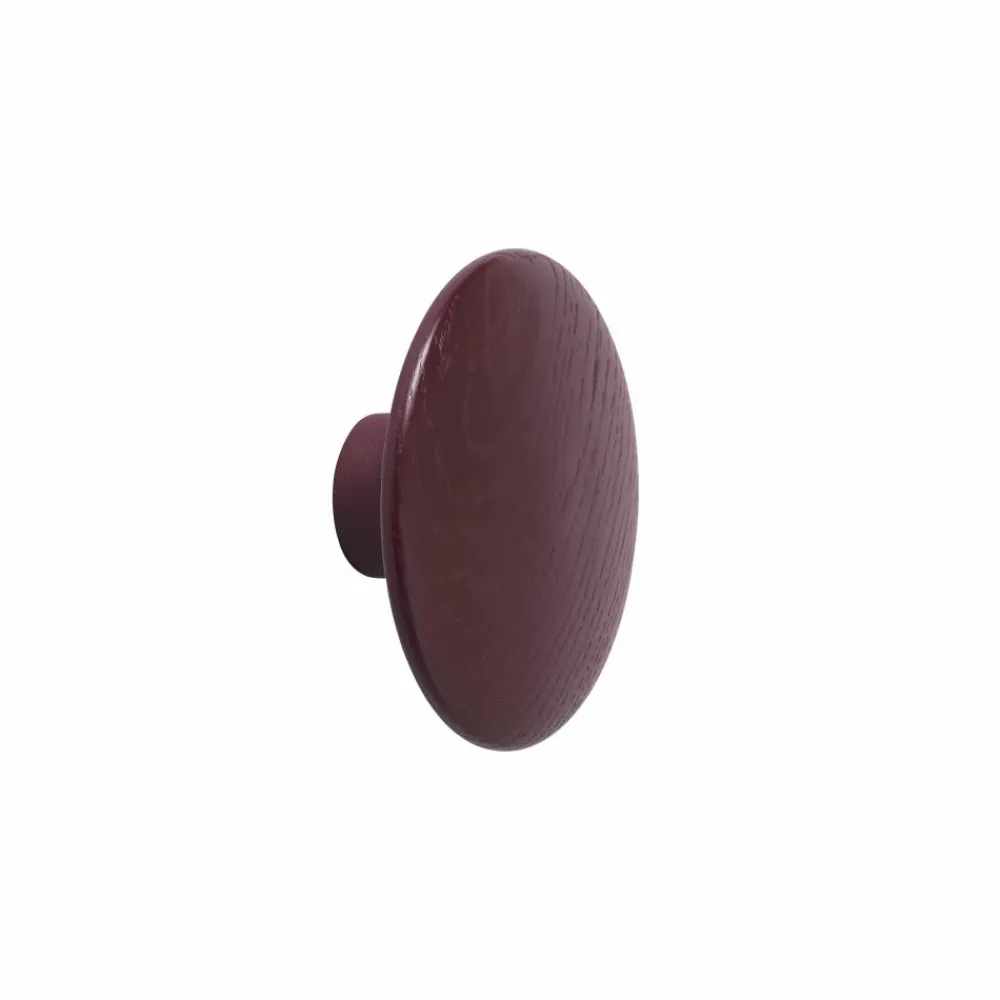 Barn Muuto The Dots klädkrok burgundy Ø17 cm