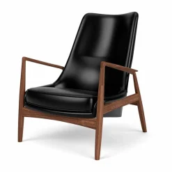 New Audo Copenhagen The Seal loungestol hög rygg Re-wool 0218-ek