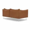 Fogia Tiki soffa 2-sits Vintage Rangers-polished stainless steel