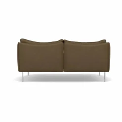 Fogia Tiki soffa 2-sits Vintage Tabacco-polished stainless steel