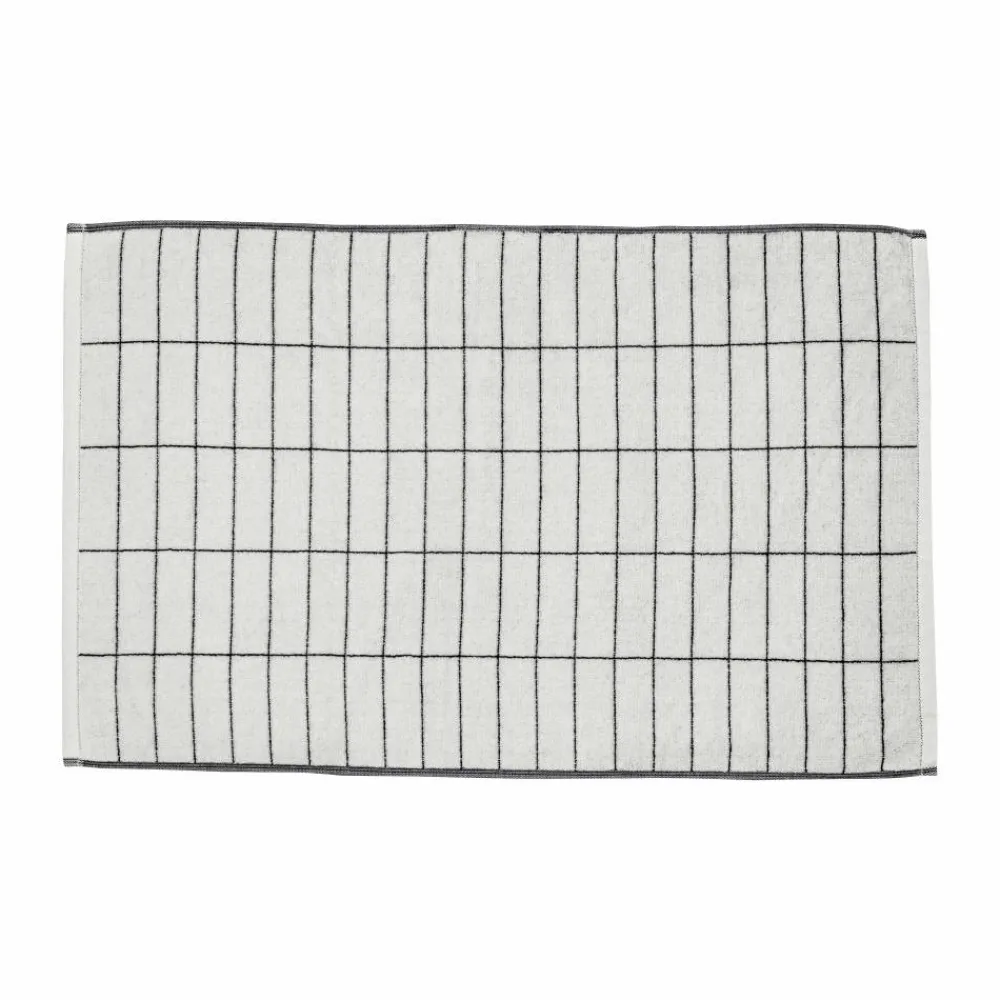 Mette Ditmer Tile Stone badrumsmatta 50x80 cm Svart-off white