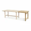 Discount Fri Form 64 tilläggsskiva med ben Teak H: 68 cm