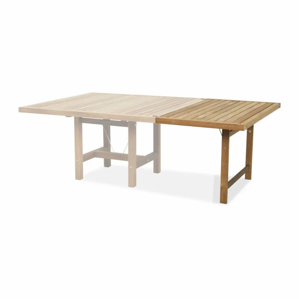 Fri Form 68 tilläggsskiva med ben Teak H: 68 cm