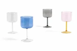 HAY Tint vinglas 25 cl 2-pack Blå-klar
