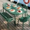 Fatboy Toni Tavolo matbord ovalt 160x90 cm mist green
