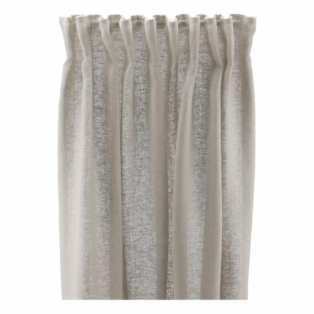 Online Scandi Living Tranquility gardinlängd med multiband 139x250 cm Greige