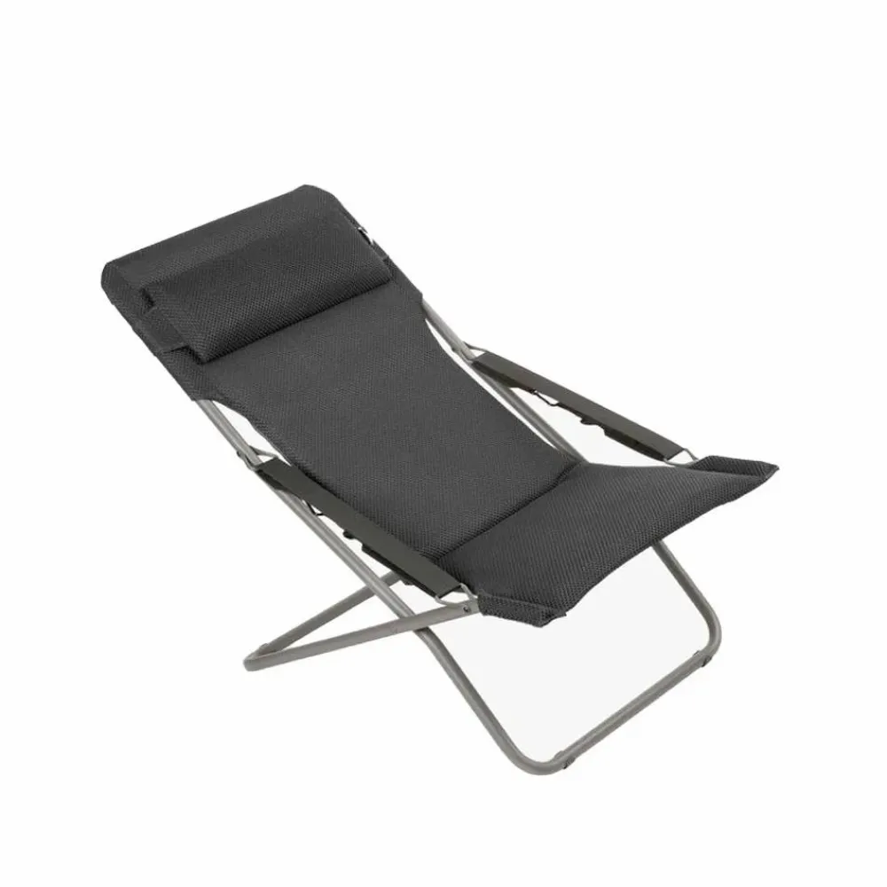 Outlet Lafuma Transabed BeComfort solstol Becomfort dark grey