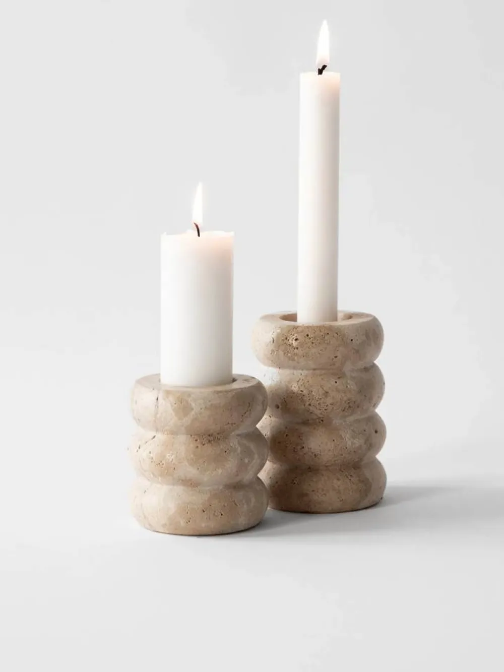 Tell Me More Travertine ljusstake Large 10 5 m