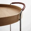 Outlet Karl Andersson & Söner Trayo brickbord Ø50 cm ek Kromstativ