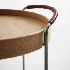 Outlet Karl Andersson & Söner Trayo brickbord Ø50 cm ek Kromstativ