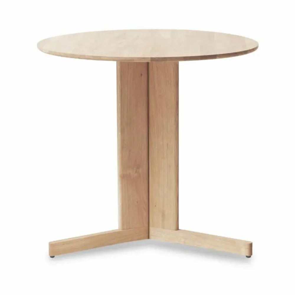 Clearance Form & Refine Trefoil matbord Ø75 cm Vit ek