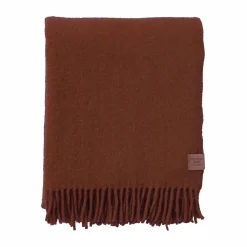 Sale Klippan Yllefabrik True ullpläd 130x200 cm Rust