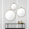Online GUBI TS Console avlastningsbord 120x30x72 cm natural white travertine svart stativ 2 marmorhyllor