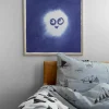 Best Fine Little Day Tufs poster 50x50 cm Blå-vit