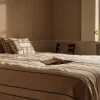 Ferm Living Twill överkast Off-white-black 230x260 cm