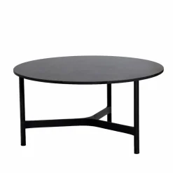 Cane-line Twist soffbord large Ø90 cm Dark grey-lava grey