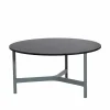 Cane-line Twist soffbord large Ø90 cm Dark grey-light grey