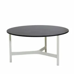 Cane-line Twist soffbord large Ø90 cm Dark grey-white