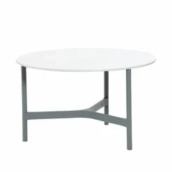 Cane-line Twist soffbord medium Ø70 cm White-light grey