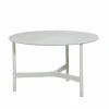 Cane-line Twist soffbord medium Ø70 cm White-white