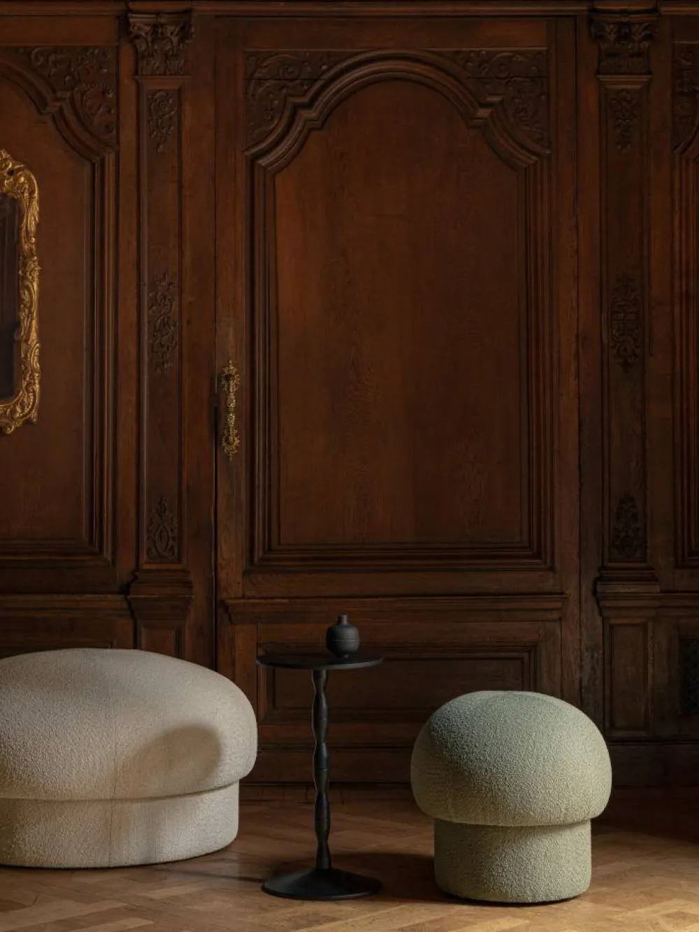 Design House Stockholm Uno puff Ø94 cm Cream