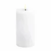 Uyuni Lighting Uyuni LED Blockljus melted Vit rustic Ø7 8x15 cm