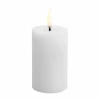 Uyuni Lighting Uyuni LED Blockljus melted Vit Ø5x7 5 cm