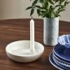 Scandi Living Valley ljusstake Ø21 cm Vit