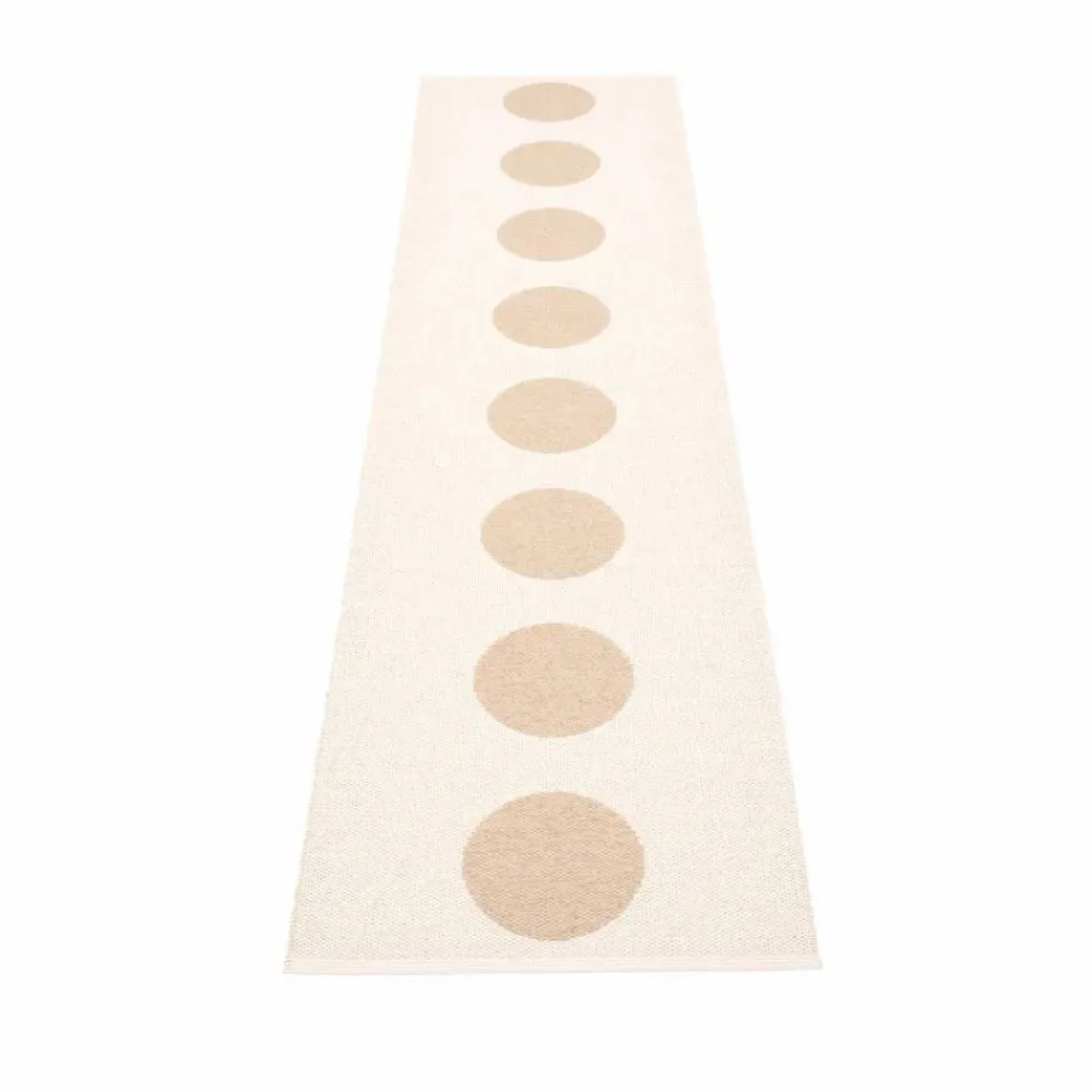 Hot Pappelina Vera gångmatta beige/vanilla 70x300 cm