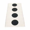 Pappelina Vera gångmatta black/vanilla 70x150 cm