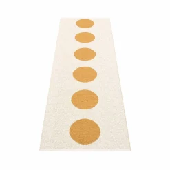 Best Pappelina Vera gångmatta ochre/vanilla 70x225 cm