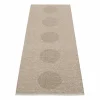 Hot Pappelina Vera 2.0 plastmatta dark linen-linen metallic 70x200 cm