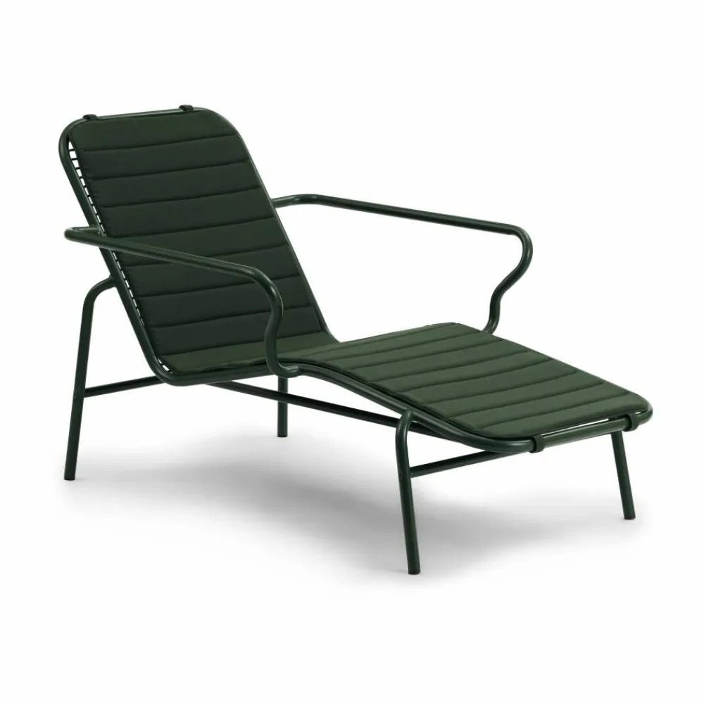 Normann Copenhagen Vig dyna till solstol Green