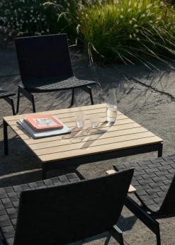&Tradition Ville Outdoor AV50 soffbord Warm black-teak