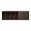 Vipp Cabinet H5 sideboard Dark oak-marble doors