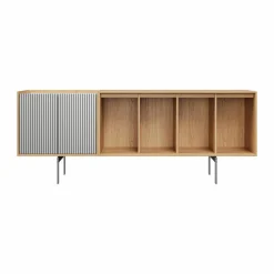 New Vipp Cabinet H1 sideboard med ben Light oak-marble doors