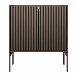 Vipp Cabinet H2 skåp med ben Dark oak-marble doors