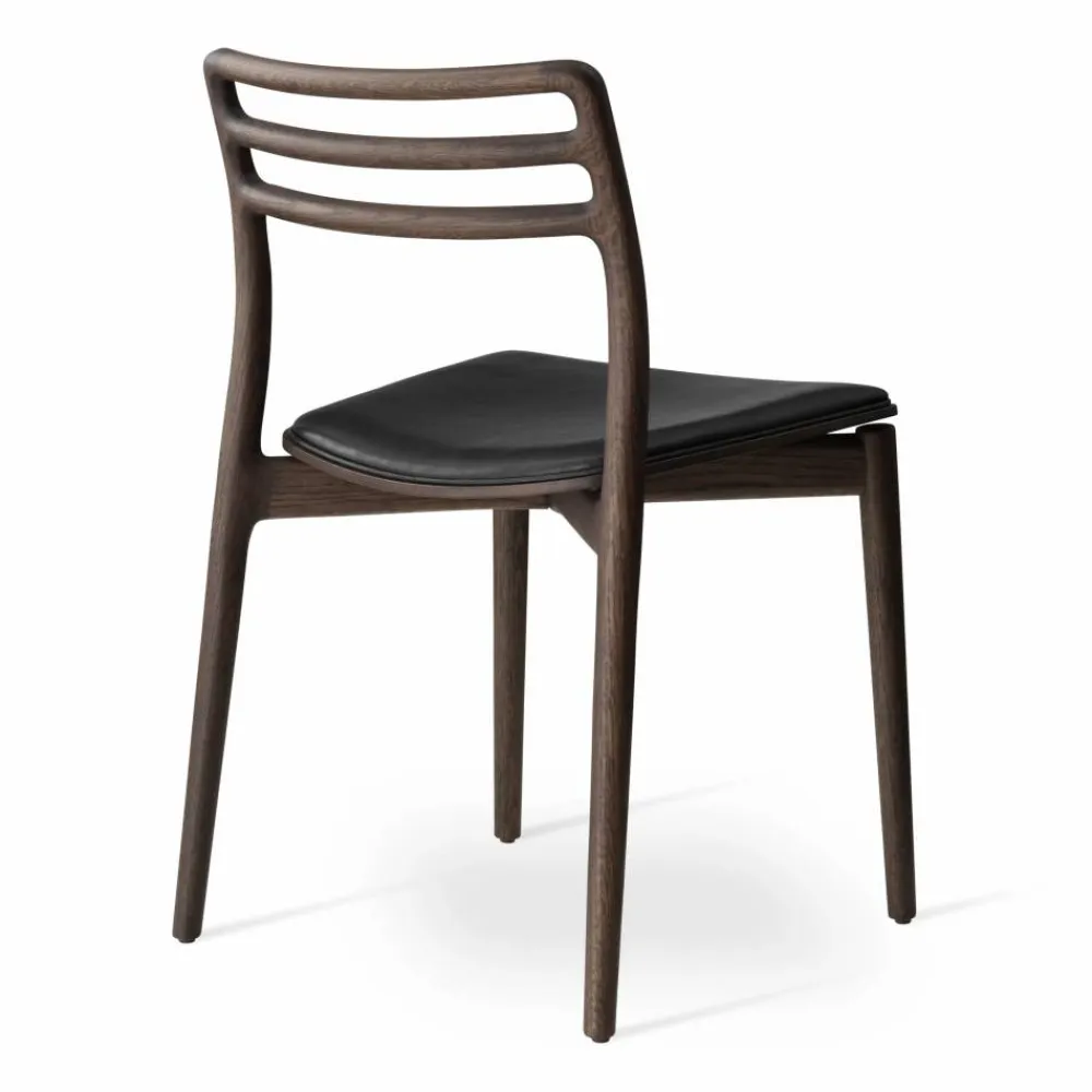 Discount Vipp 481 Cabin stol Dark oak-black leather