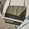 Vipp 453+ Swivel kontorsstol med hjul Pol. aluminium-bosco green