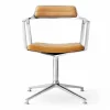 Online Vipp 452 Swivel kontorsstol Pol. aluminium-sand leather