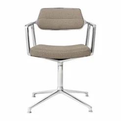 Vipp 453 Swivel kontorsstol Tide dark sand-pol. aluminium