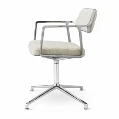 Hot Vipp 453 Swivel kontorsstol Wavy off white-light grey-pol. aluminium